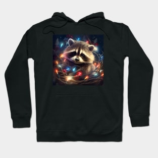 Christmas raccoon Hoodie